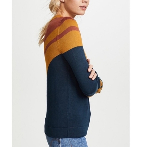 FP Movement by Free People Multicolor Chevron Soft Long Sleeve Top - Picture 3 of 8